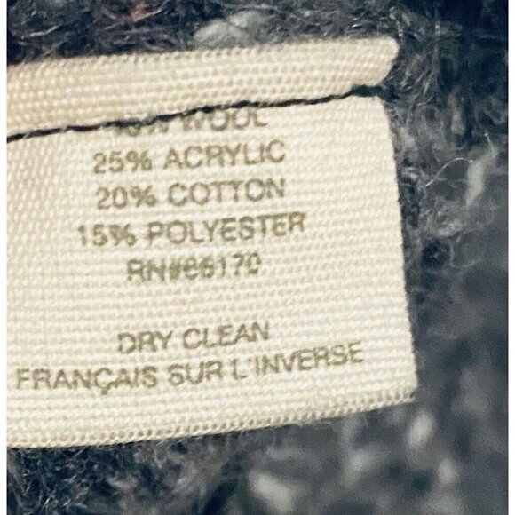 Anthropologie Sparrow Sweater Womens Medium Gray Blazer Corduroy Elbow Patch - Picture 6 of 7